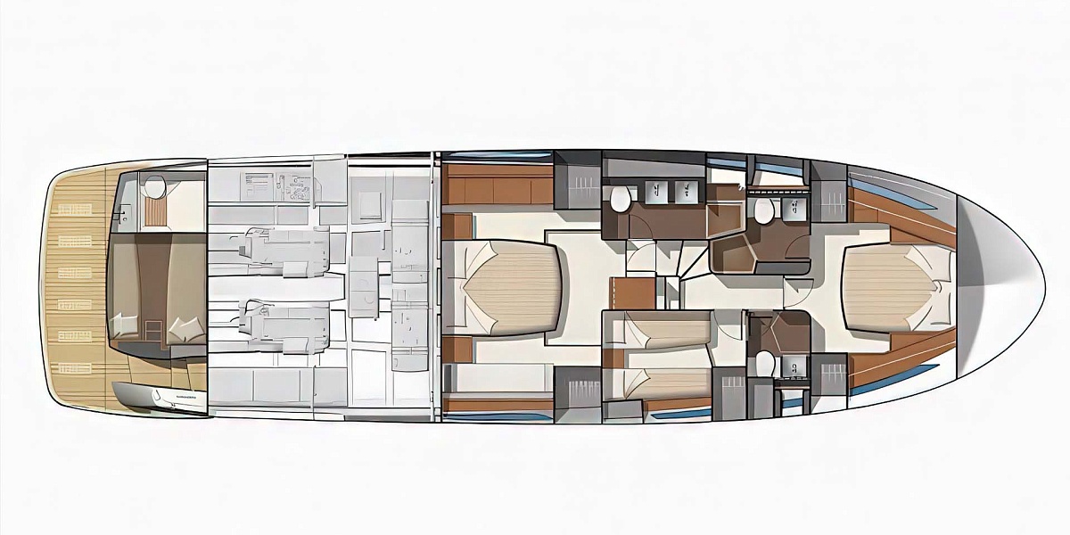 Аренда яхты Prestige 620 Kismet на Мальдивах